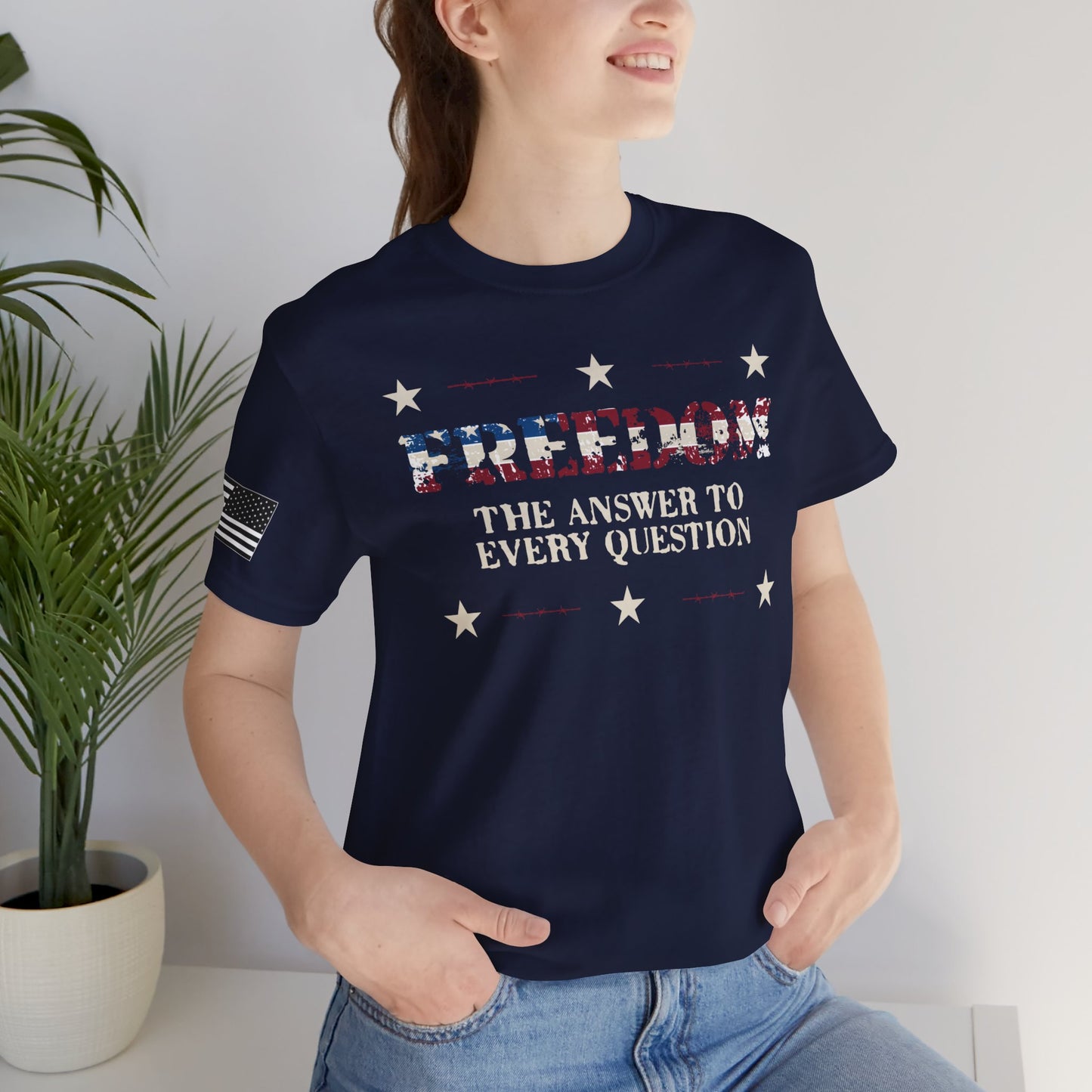 Freedom - The Answer to Every Question Premium Tee