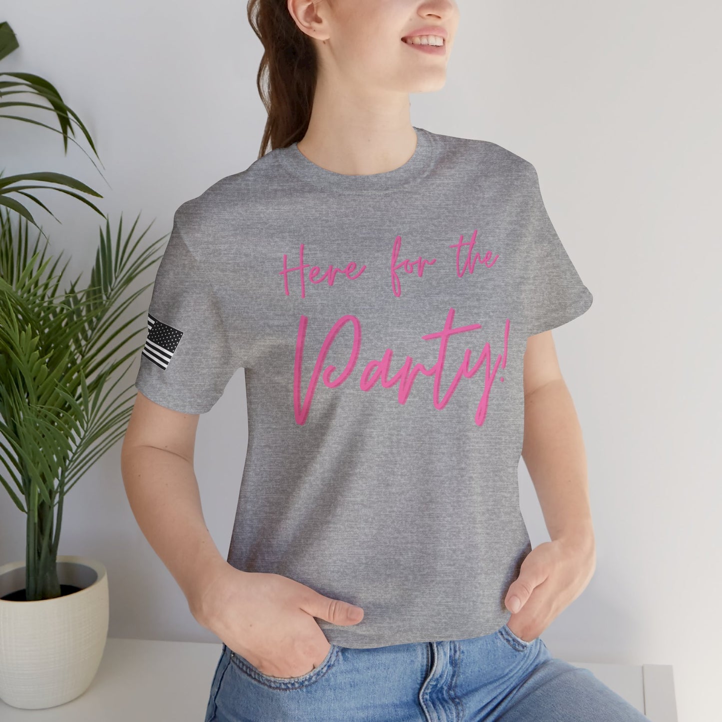Here for the Party Script Premium Tee