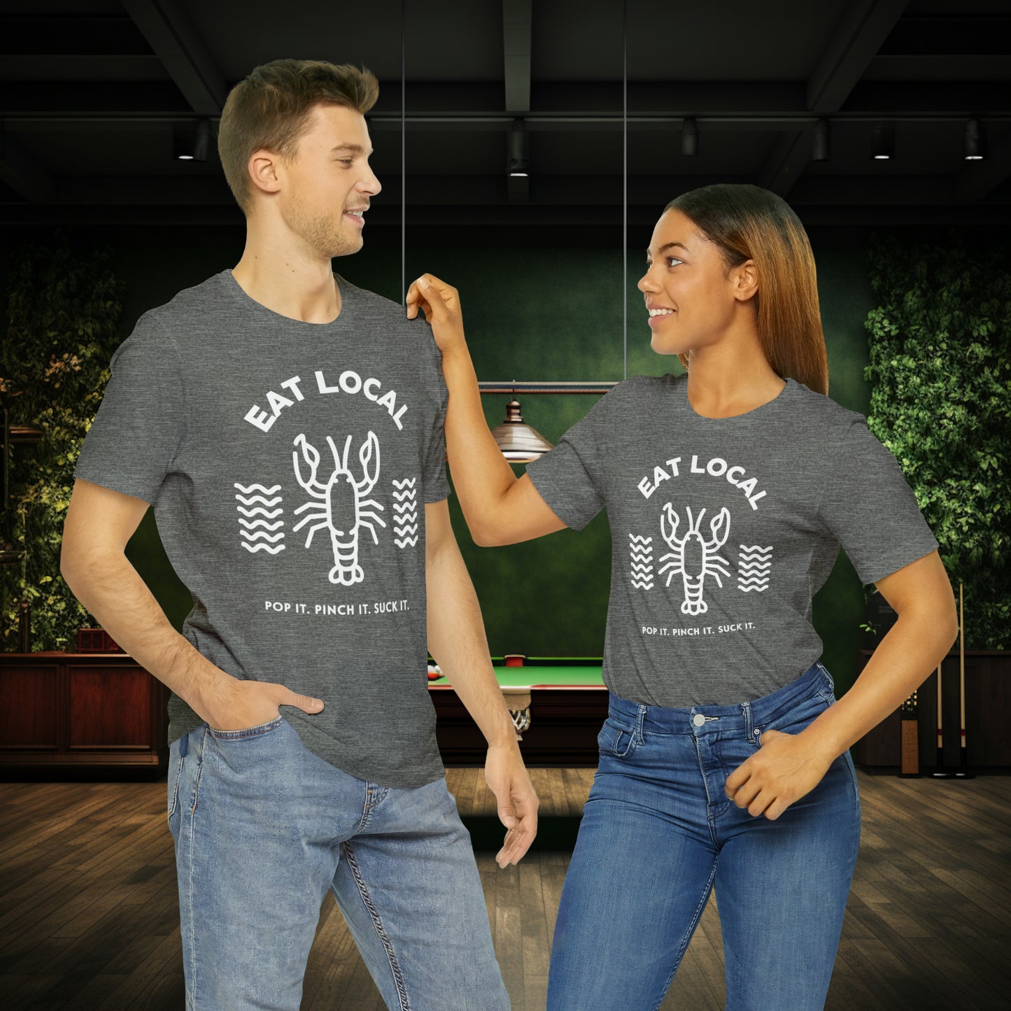 Eat Local Premium Tee - Crawfish