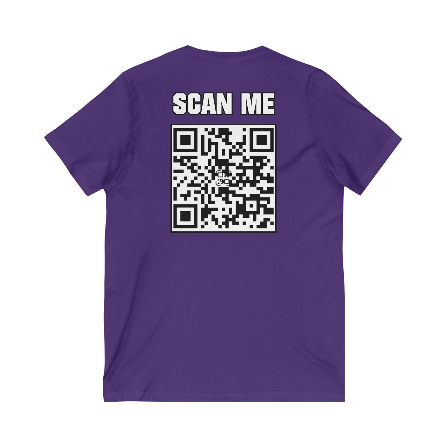 Geaux Tigers Scan Me V-Neck Tee