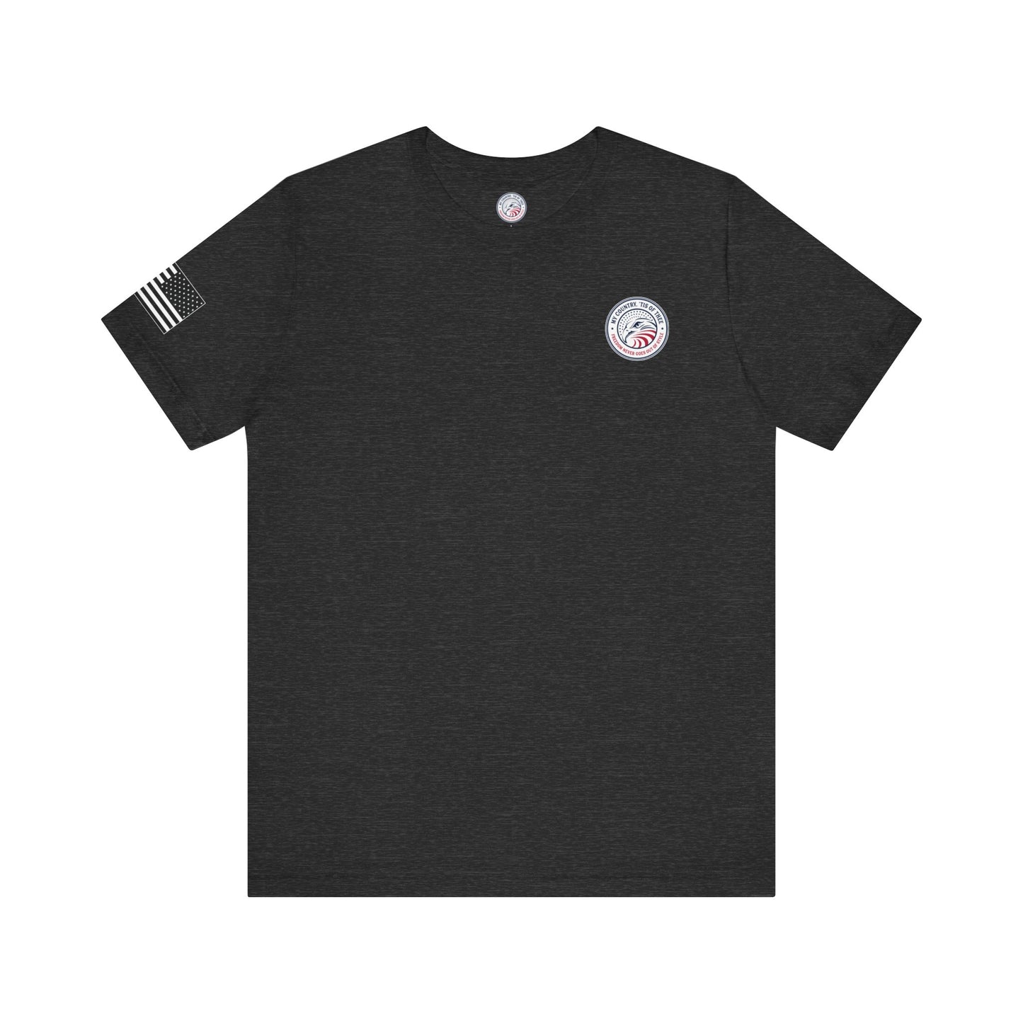 Patriotic Flock Feathers and Stripes Premium Tee