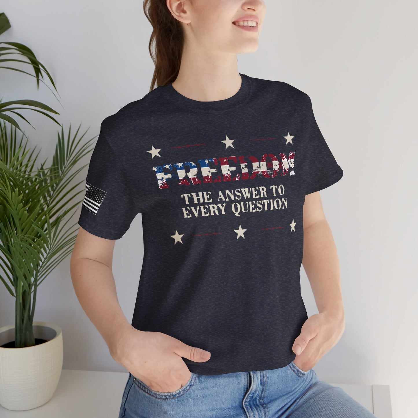 Freedom - The Answer to Every Question Premium Tee