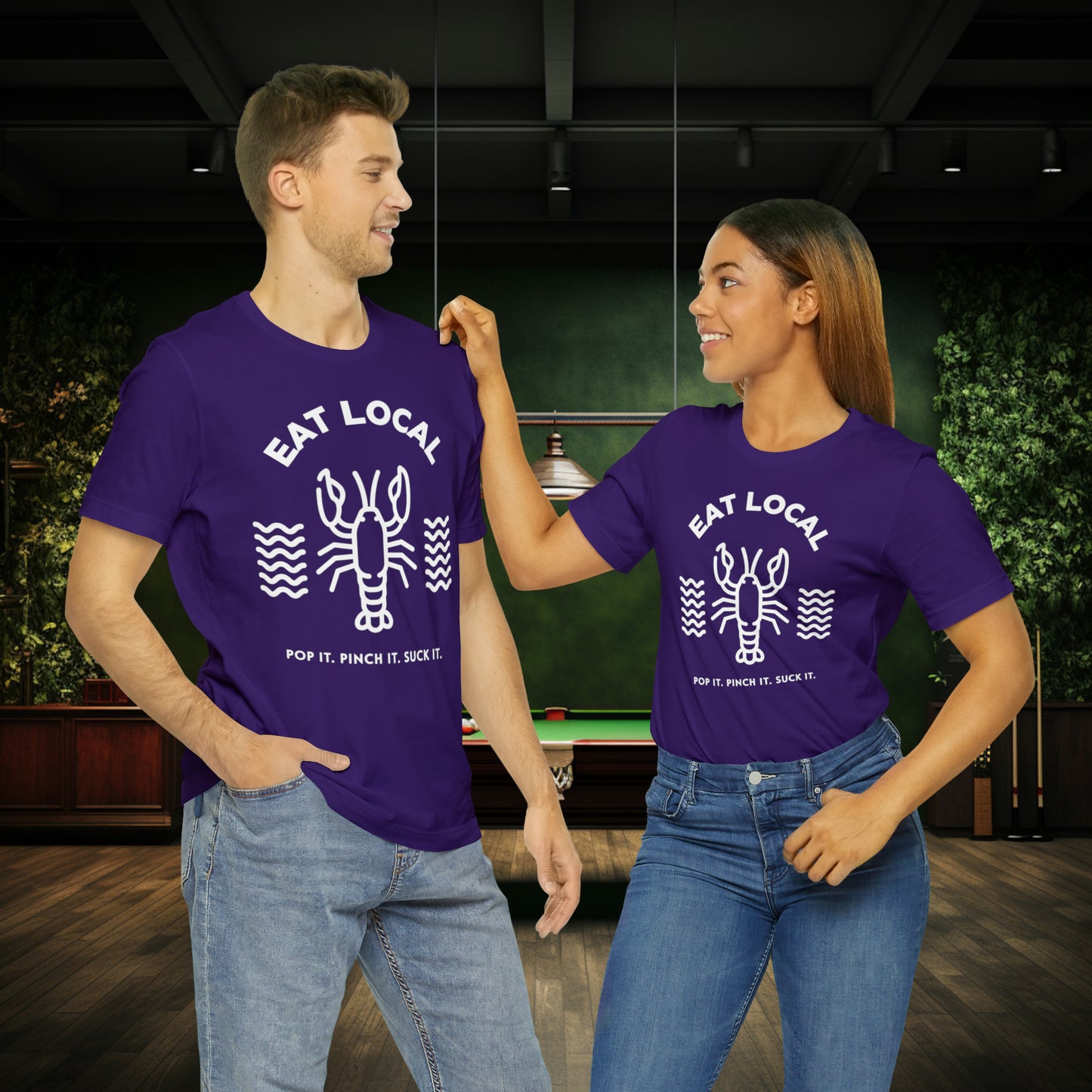 Eat Local Premium Tee - Crawfish