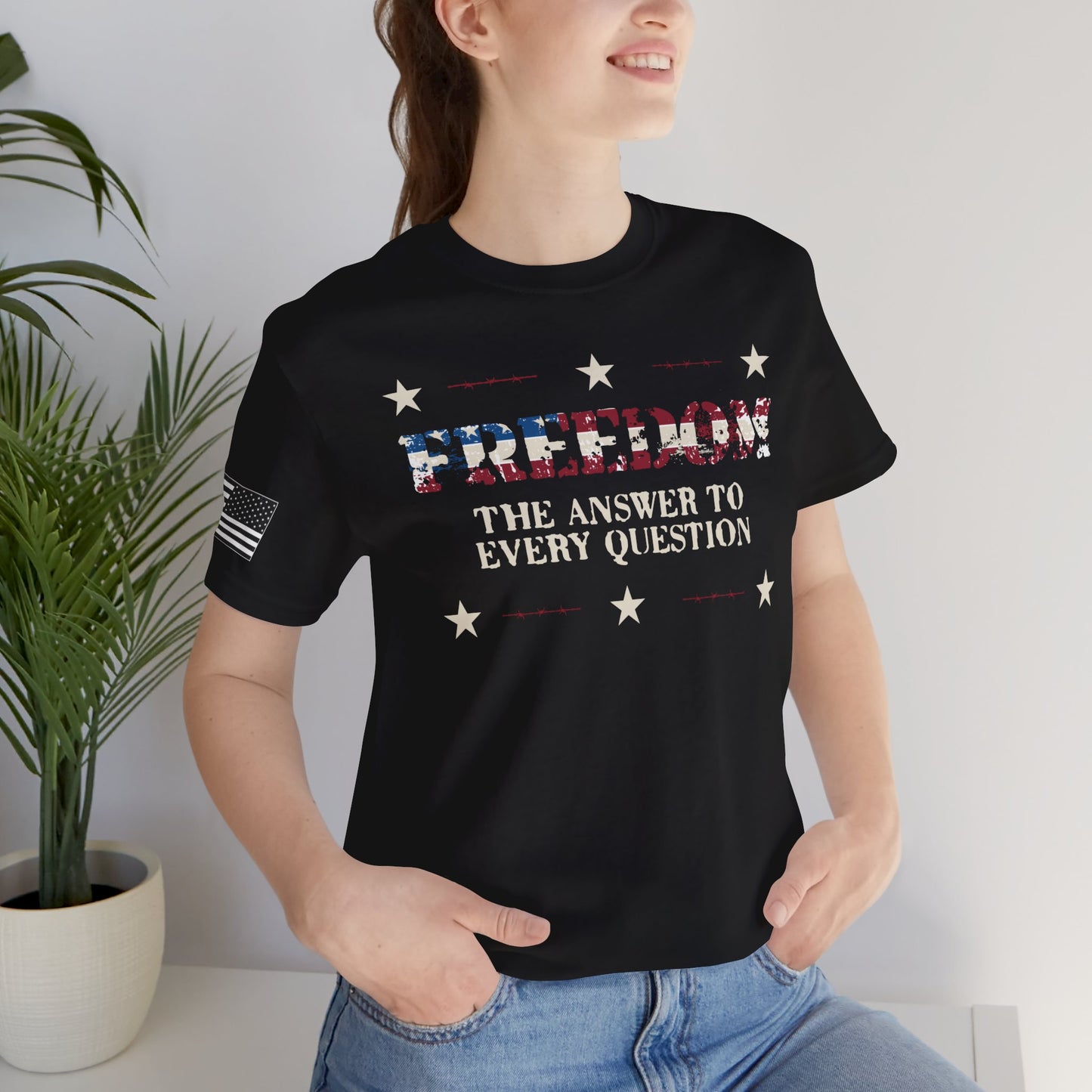 Freedom - The Answer to Every Question Premium Tee