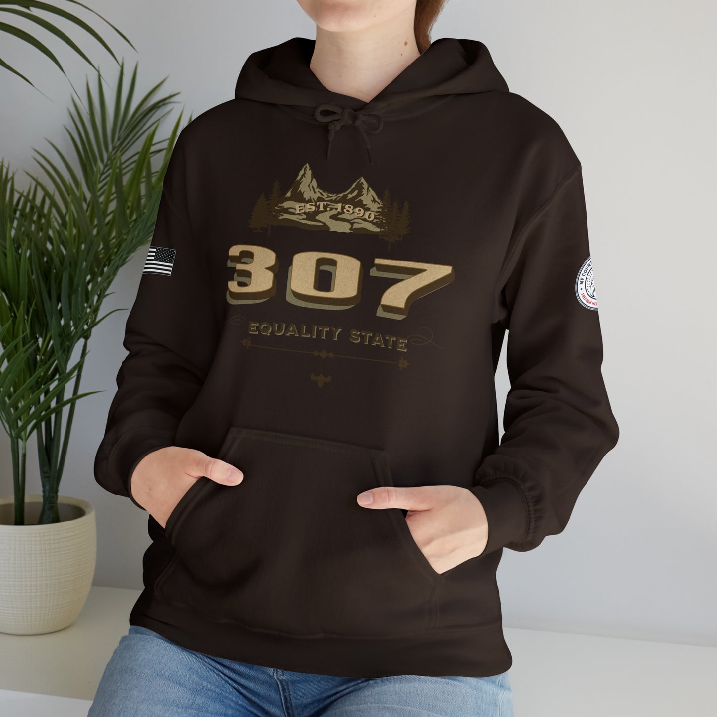 Wyoming 307 Equality State Heavy Blend Pullover Hoodie