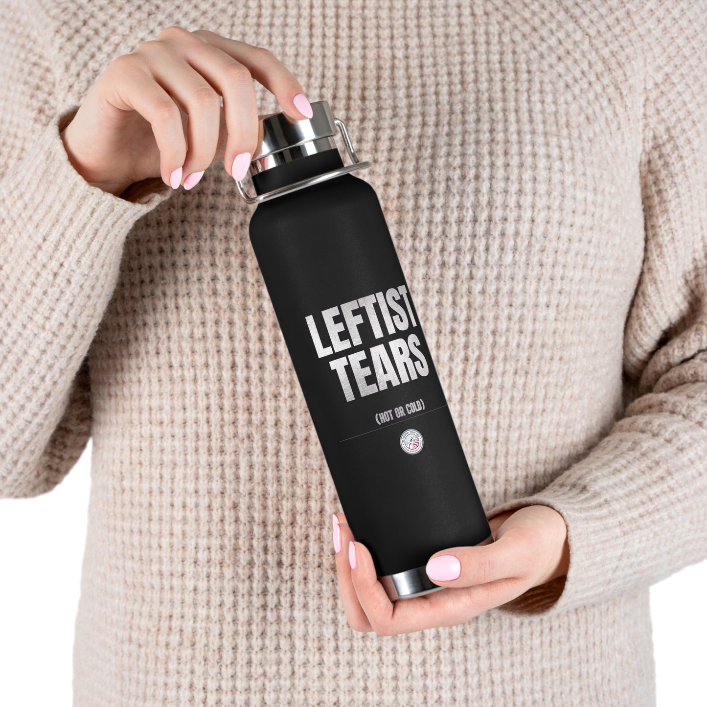 Leftist Tears Copper Vacuum Insulated Bottle, 22oz