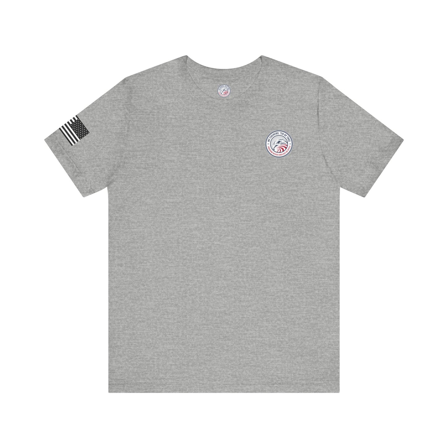 Make America Great Again Trump Flag Premium Tee - Back