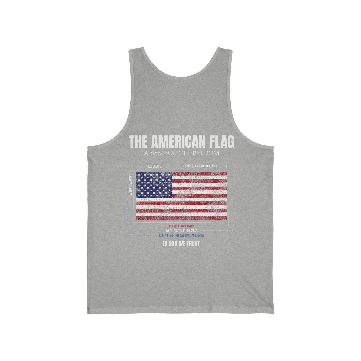 A Symbol of Freedom Jersey Tank - Back