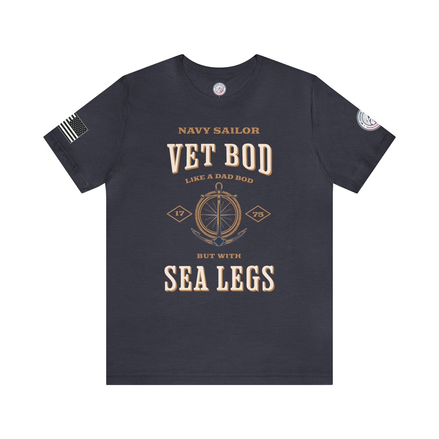 Navy Sailor Vet Bod Premium Tee - Sea Legs