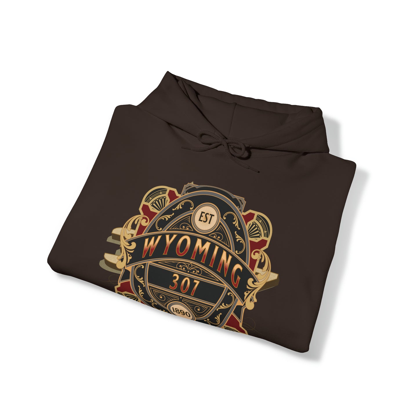 Wyoming 307 Shield Heavy Blend Pullover Hoodie