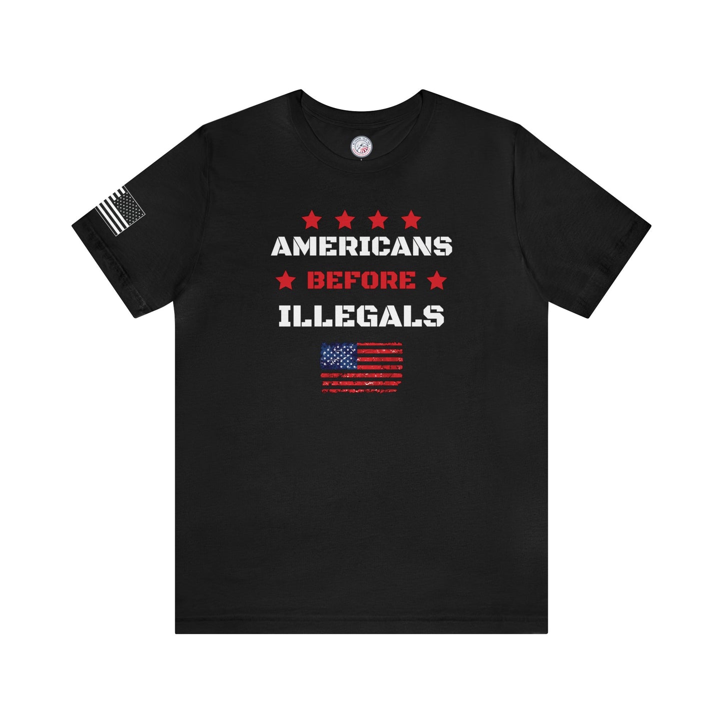 Americans Before Illegals Premium Tee - Front