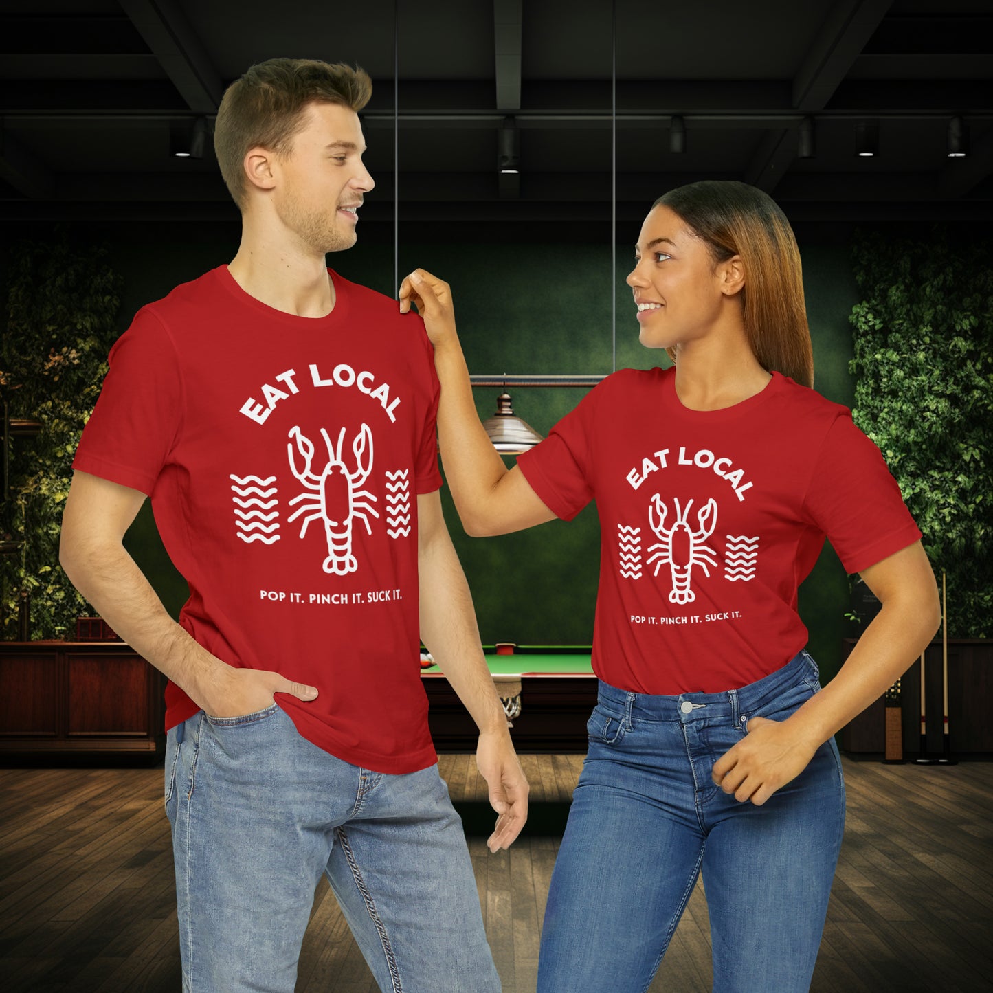 Eat Local Premium Tee - Crawfish