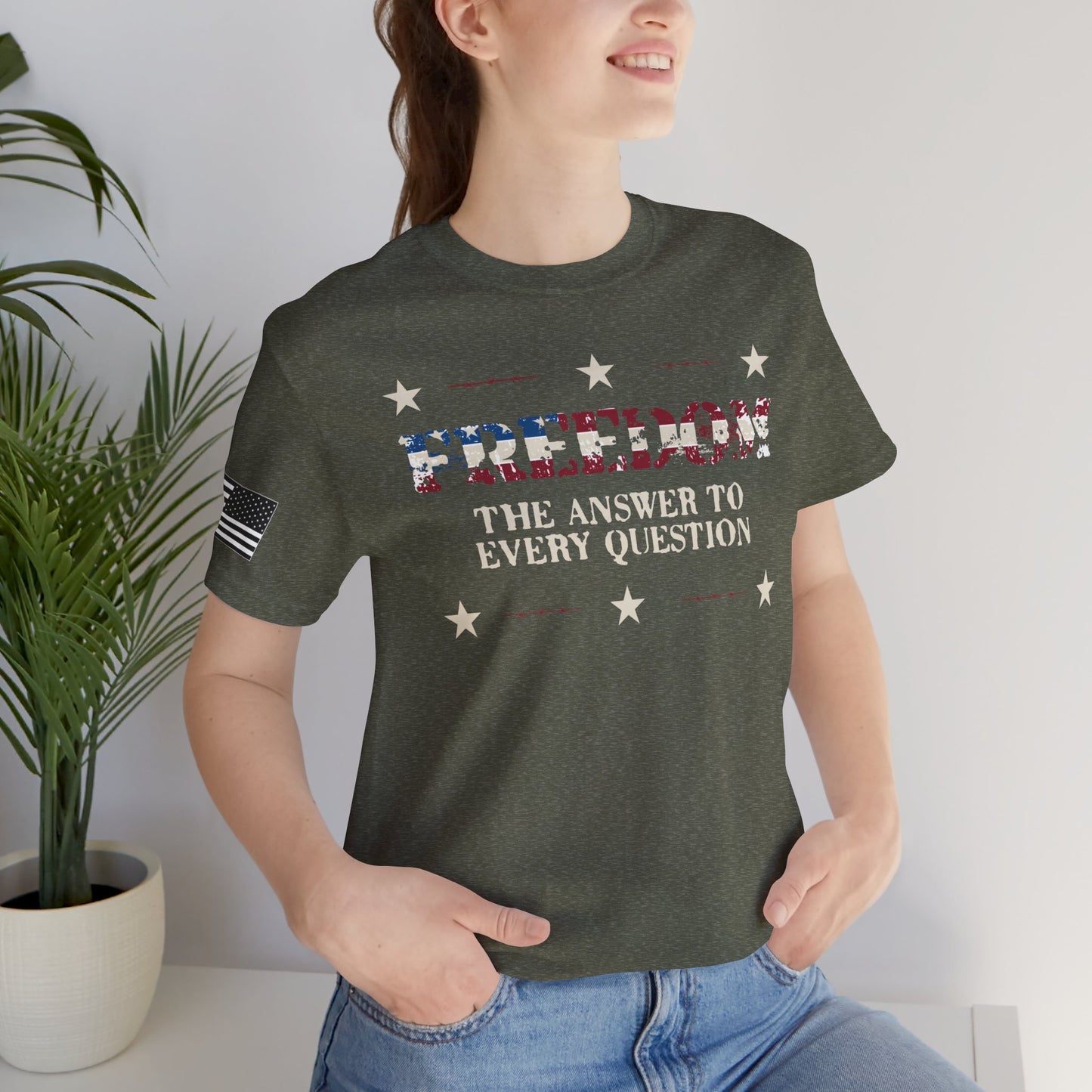 Freedom - The Answer to Every Question Premium Tee