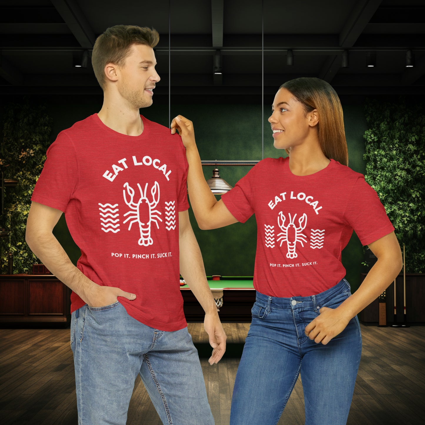 Eat Local Premium Tee - Crawfish