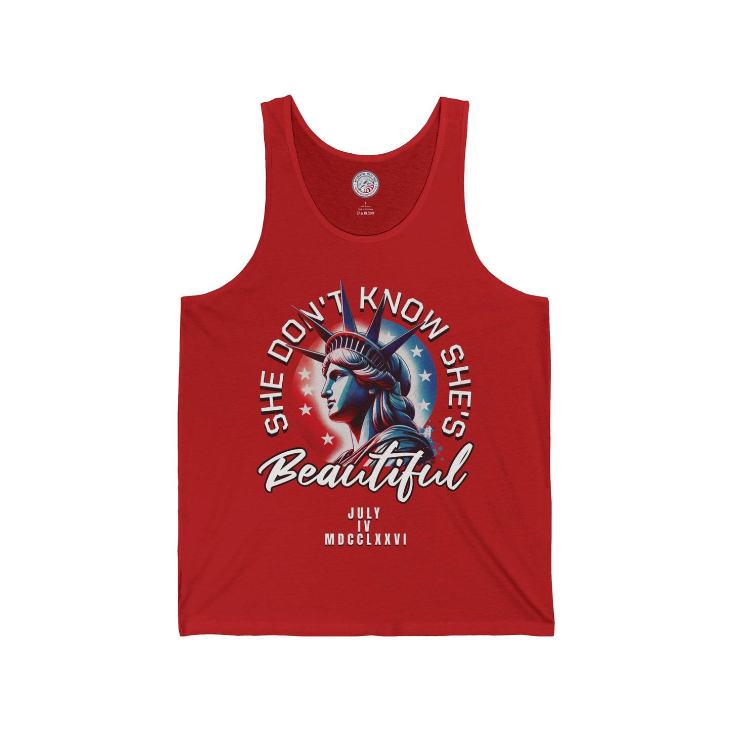 She Don't Know She's Beautiful Jersey Tank