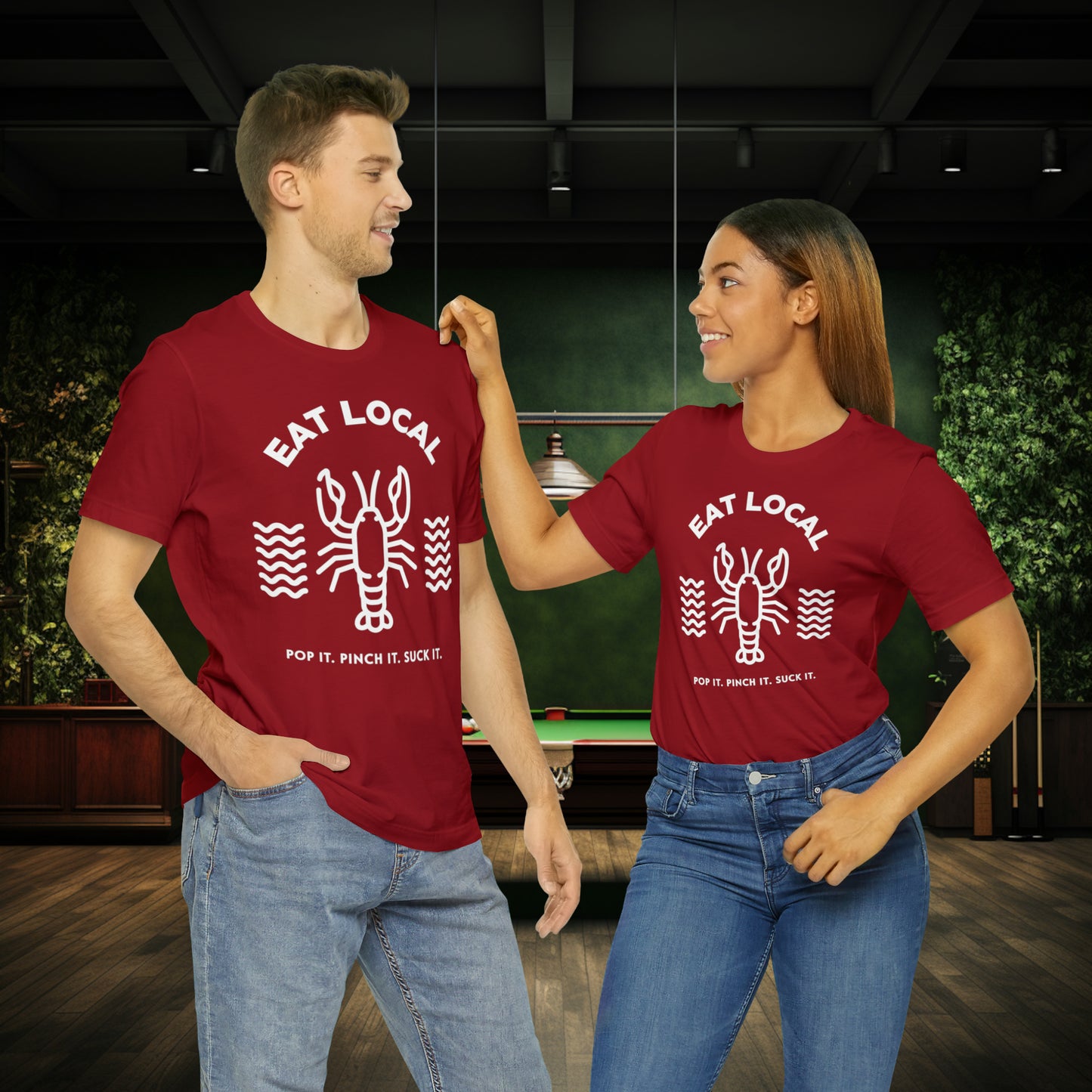 Eat Local Premium Tee - Crawfish