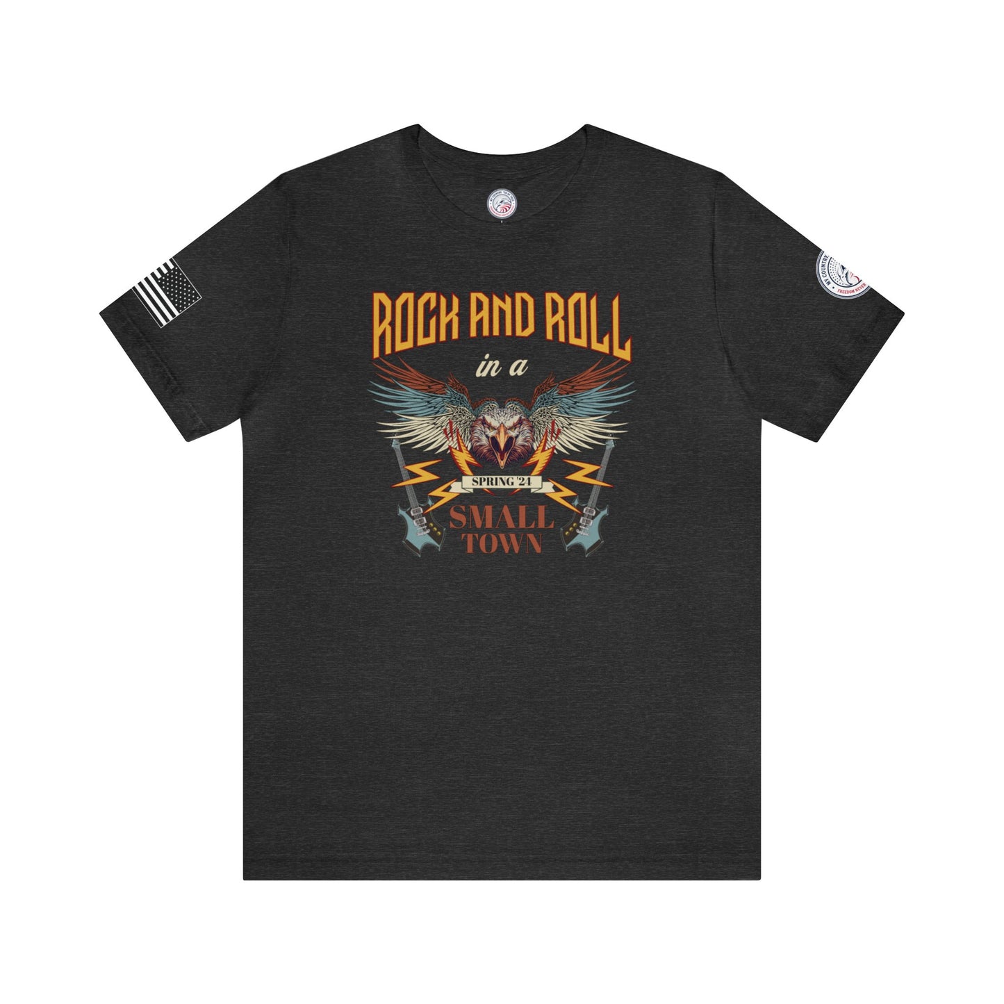 Rock and Roll in a Small Town Premium Tee