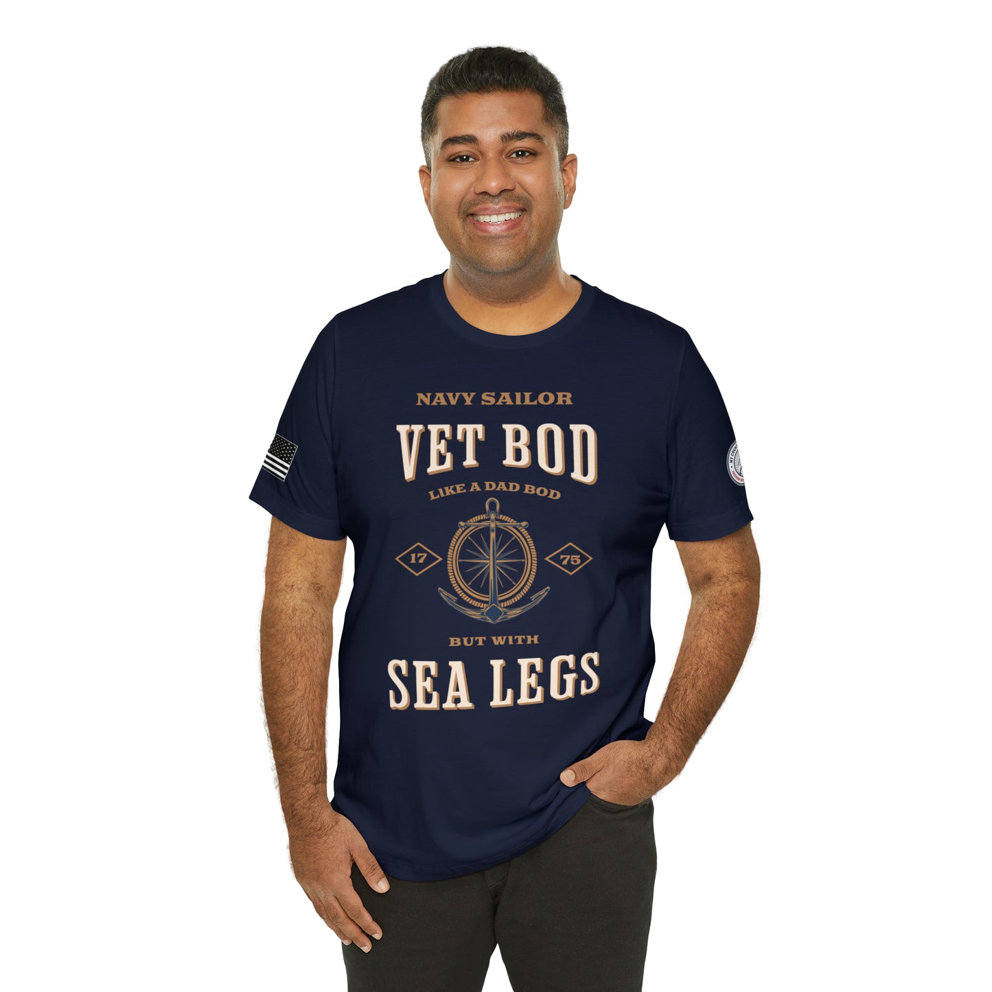 Navy Sailor Vet Bod Premium Tee - Sea Legs