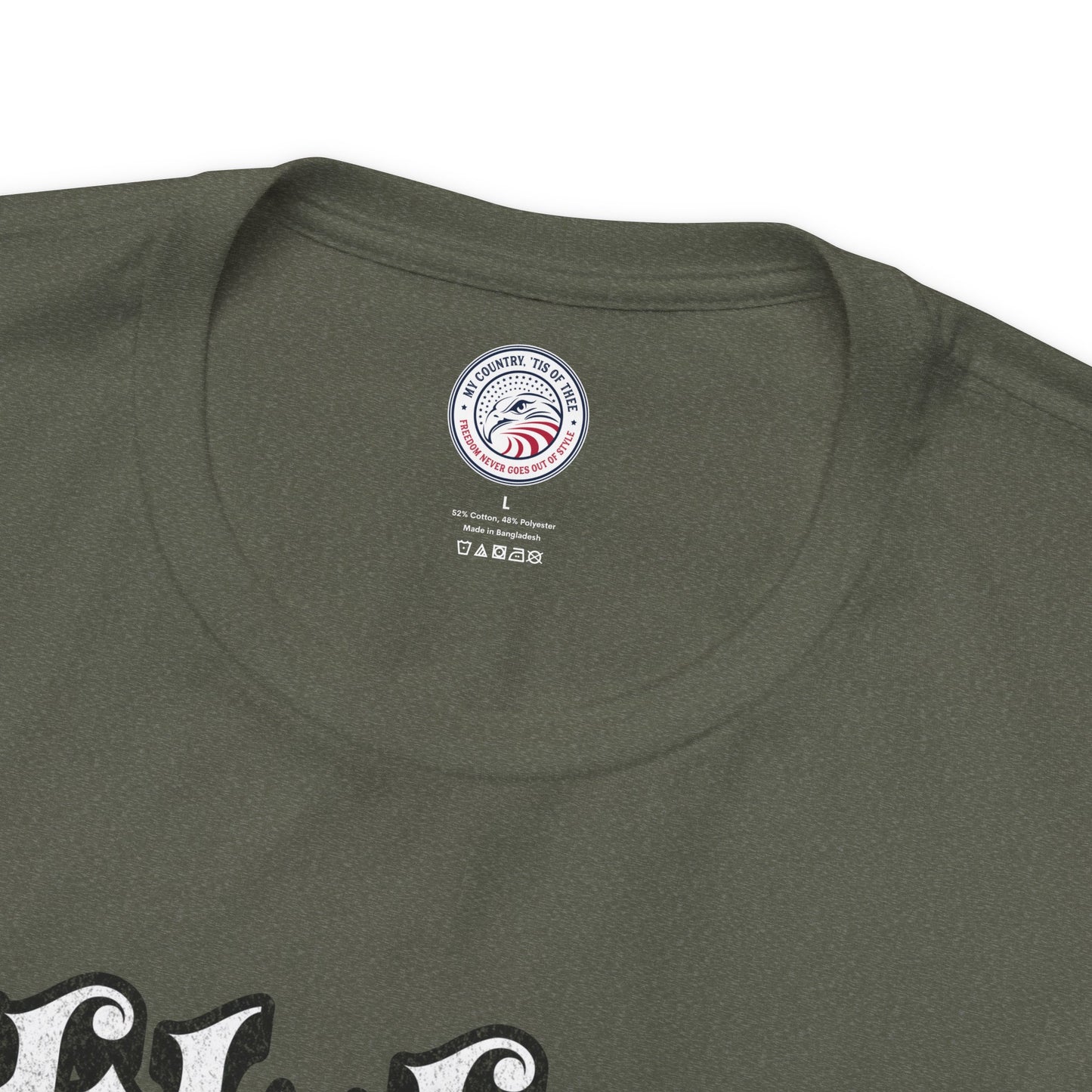 Oklahoma Badass Eagle and Flag Premium Tee