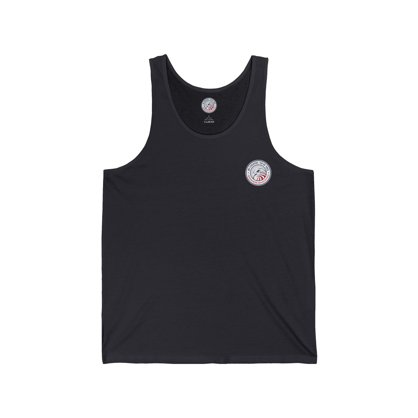 A Symbol of Freedom Jersey Tank - Back