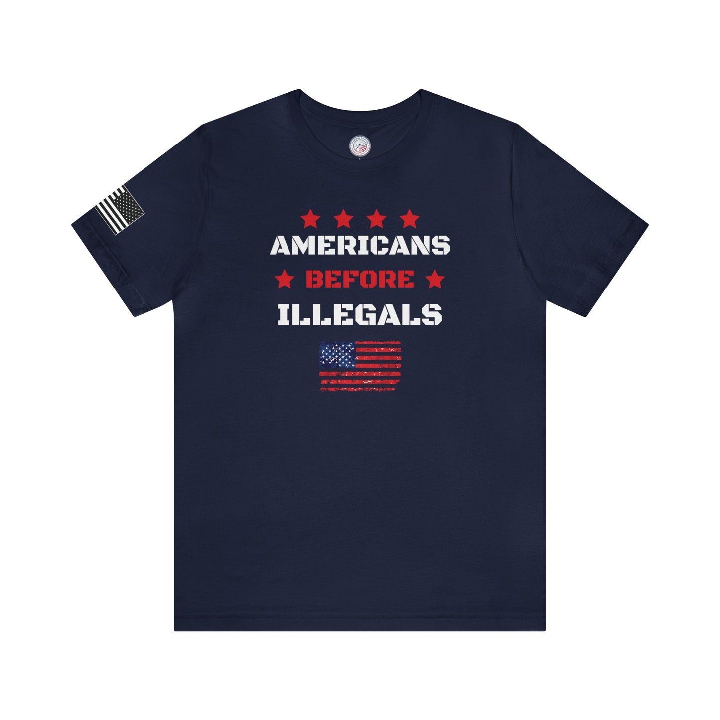 Americans Before Illegals Premium Tee - Front