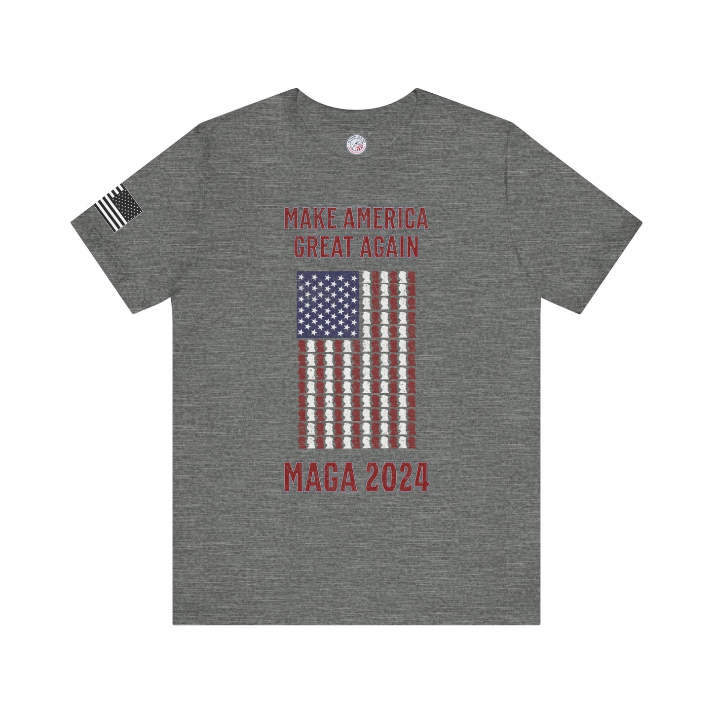 Make America Great Again Trump Flag Premium Tee