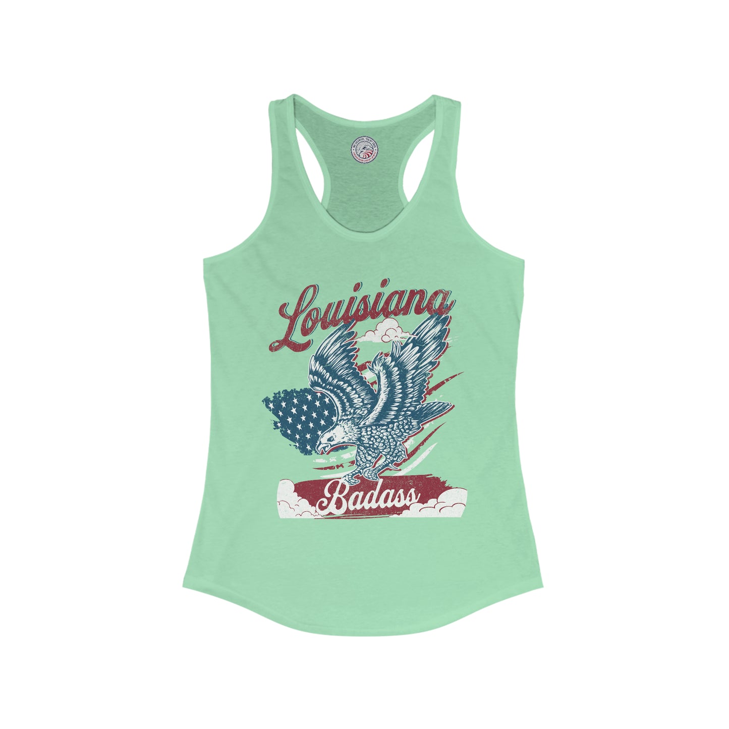Louisiana Badass Ladies' Slim Fit Racerback Tank