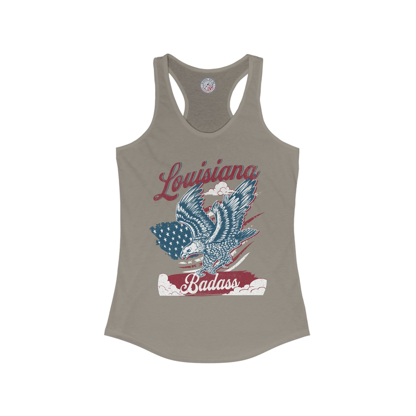 Louisiana Badass Ladies' Slim Fit Racerback Tank