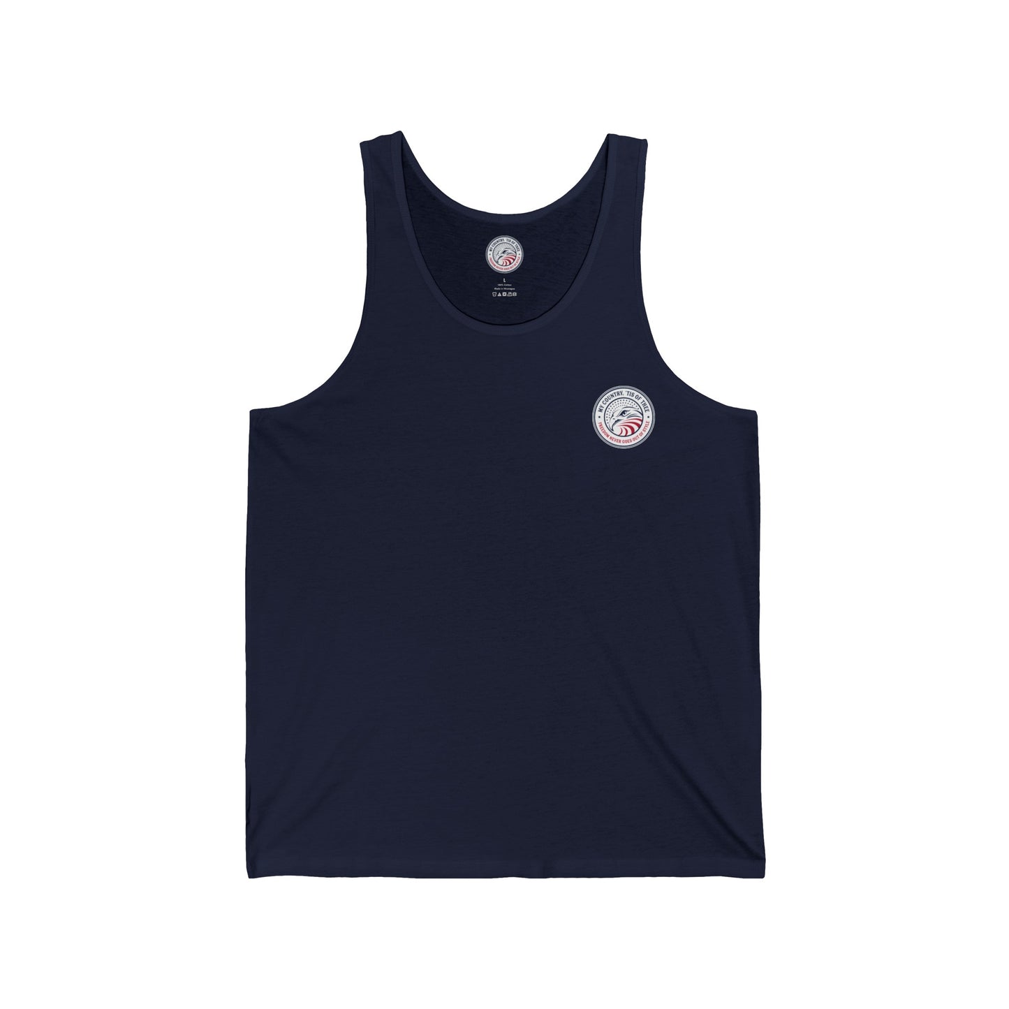 A Symbol of Freedom Jersey Tank - Back