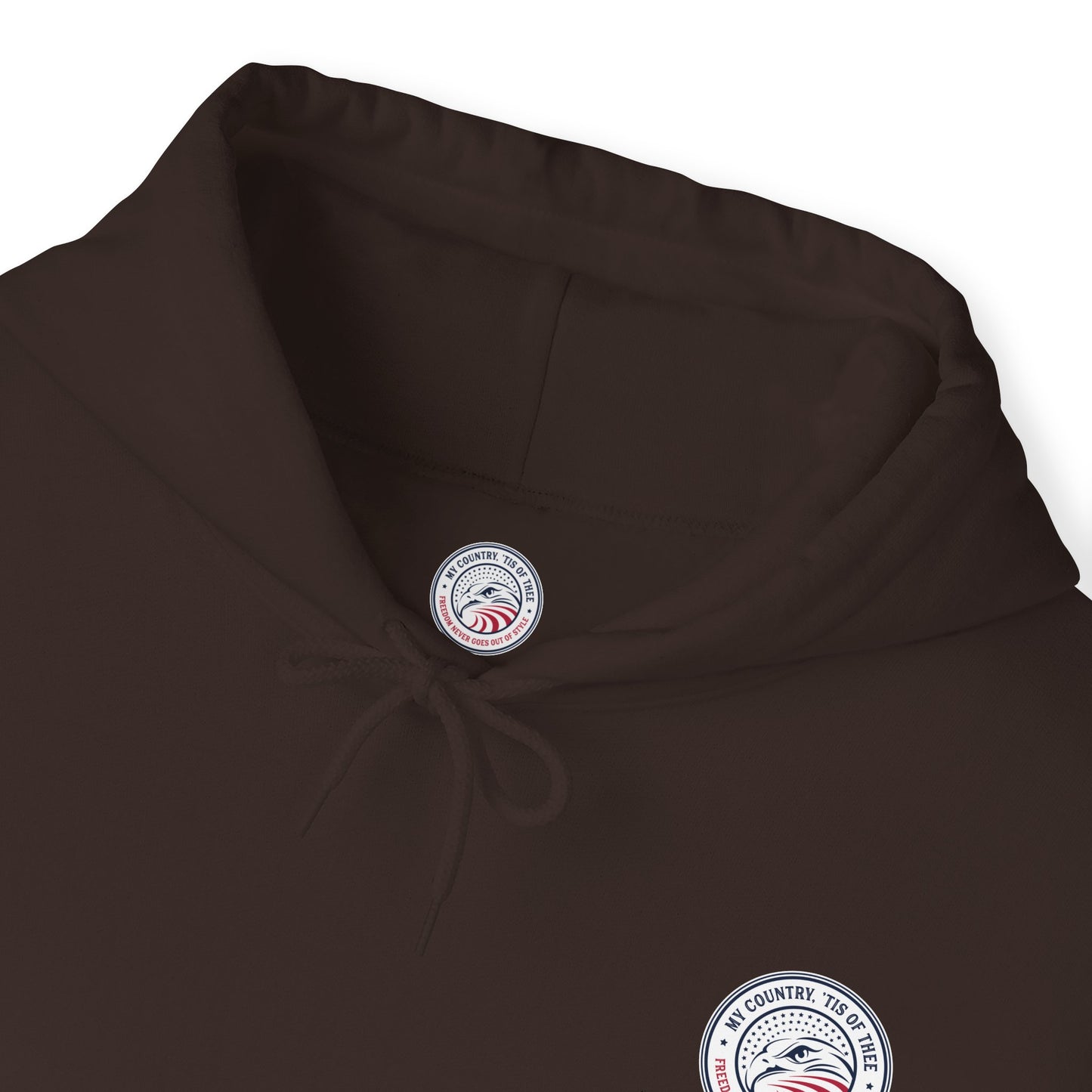 Patriotic Deer Heavy Blend Pullover Hoodie - Camo
