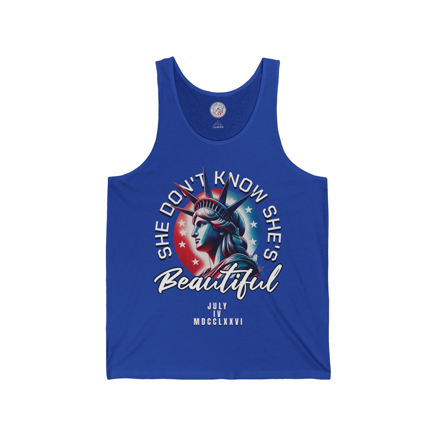 She Don't Know She's Beautiful Jersey Tank