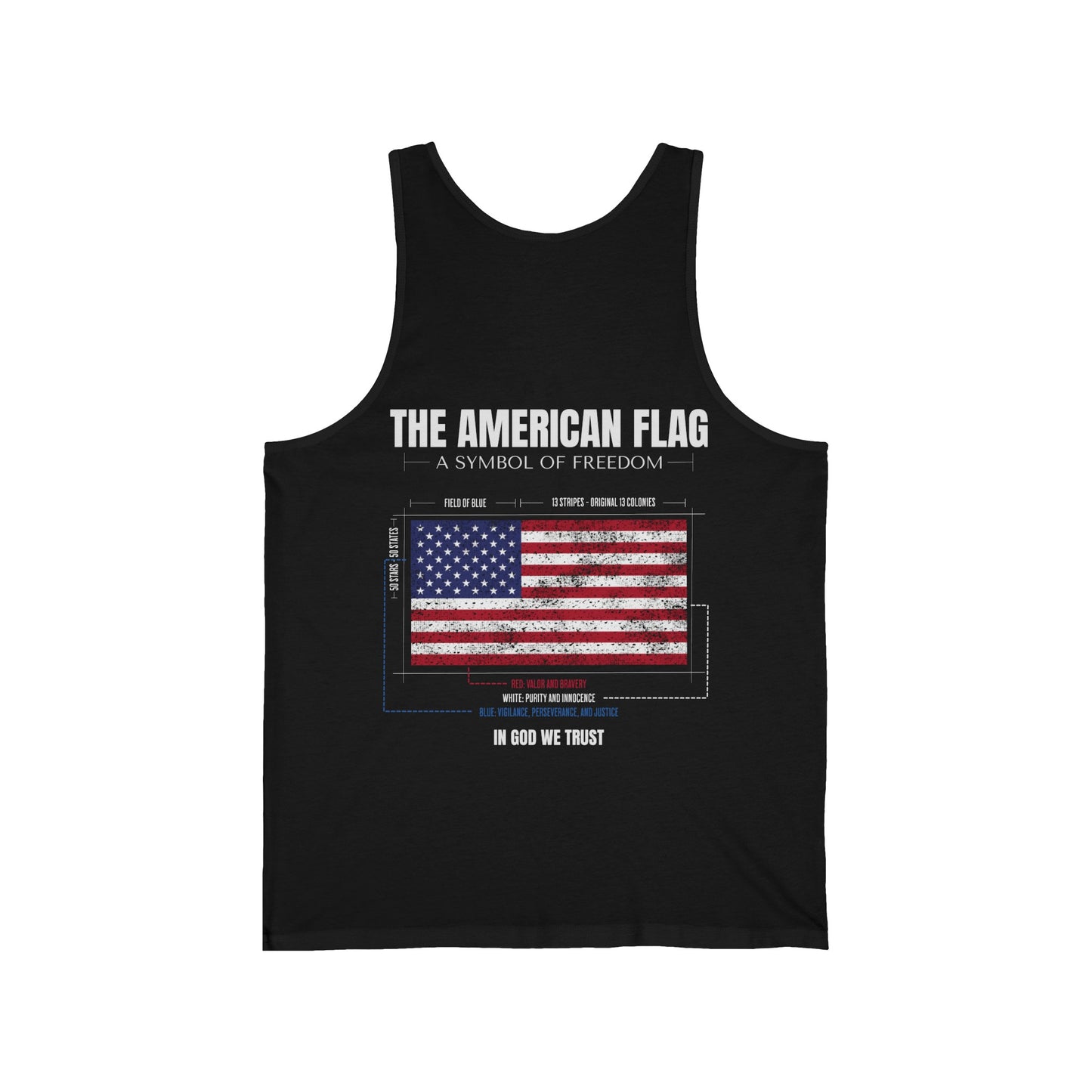 A Symbol of Freedom Jersey Tank - Back