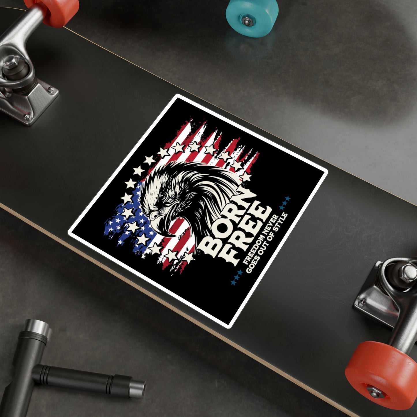 Born Free - Freedom Never Goes Out of Style Vinyl Decal