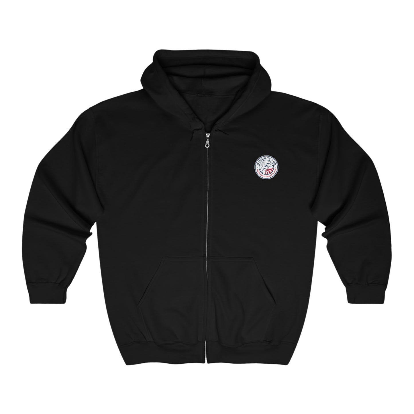 Wake, Bake, Dominate Heavy Blend Full-Zip Hoodie