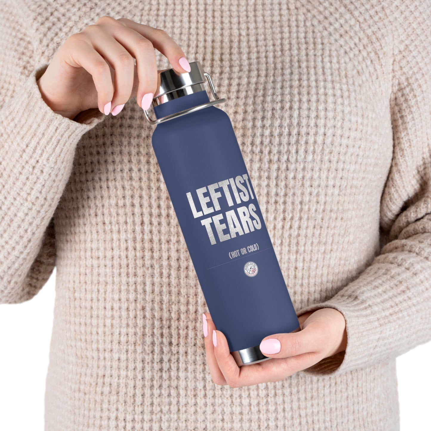 Leftist Tears Copper Vacuum Insulated Bottle, 22oz