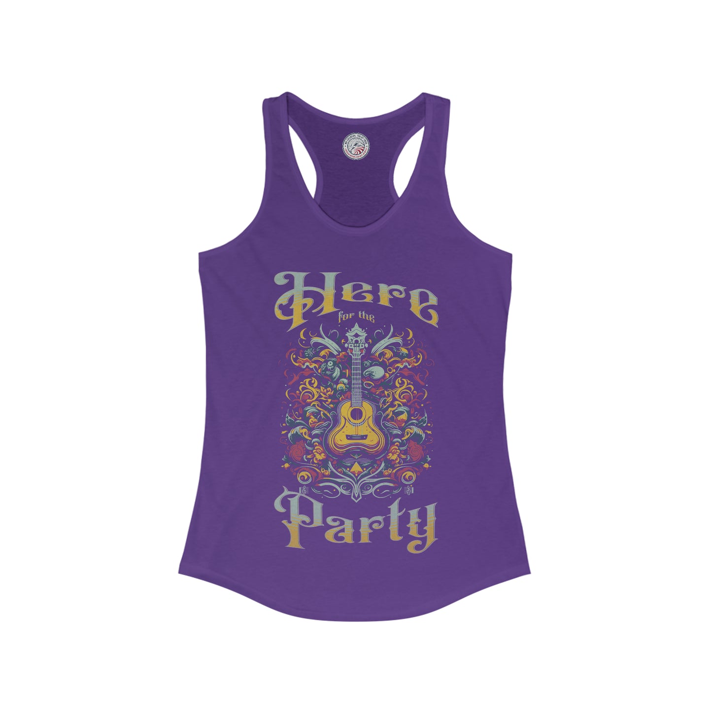Here for the Party Ladies' Slim Fit Racerback Tank