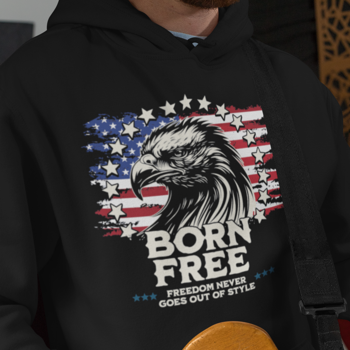 Born Free - Freedom Never Goes Out of Style Heavy Blend Pullover Hoodie