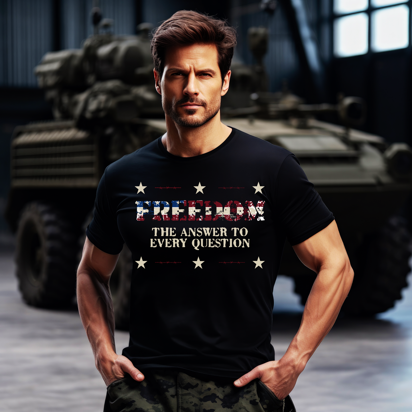 Freedom - The Answer to Every Question Premium Tee