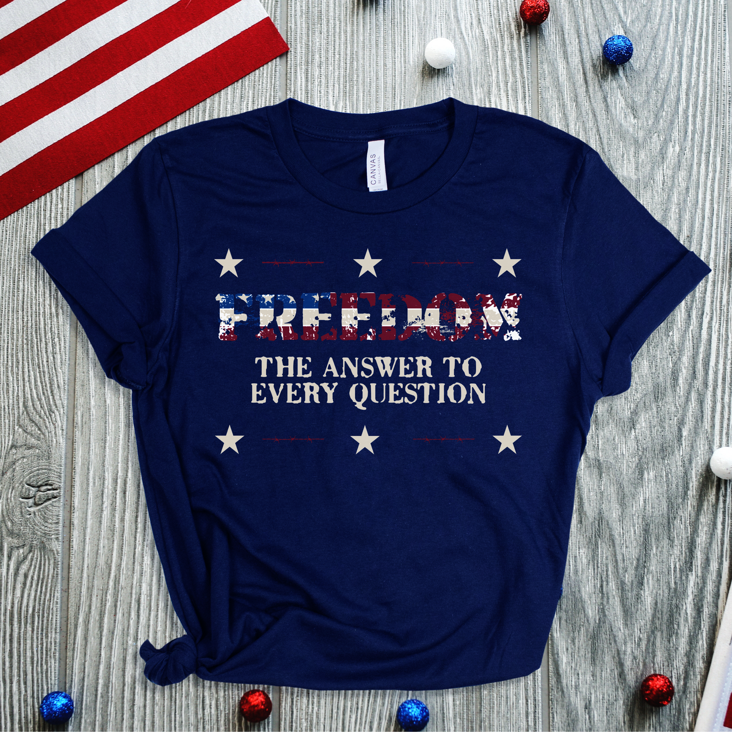 Freedom - The Answer to Every Question Premium Tee