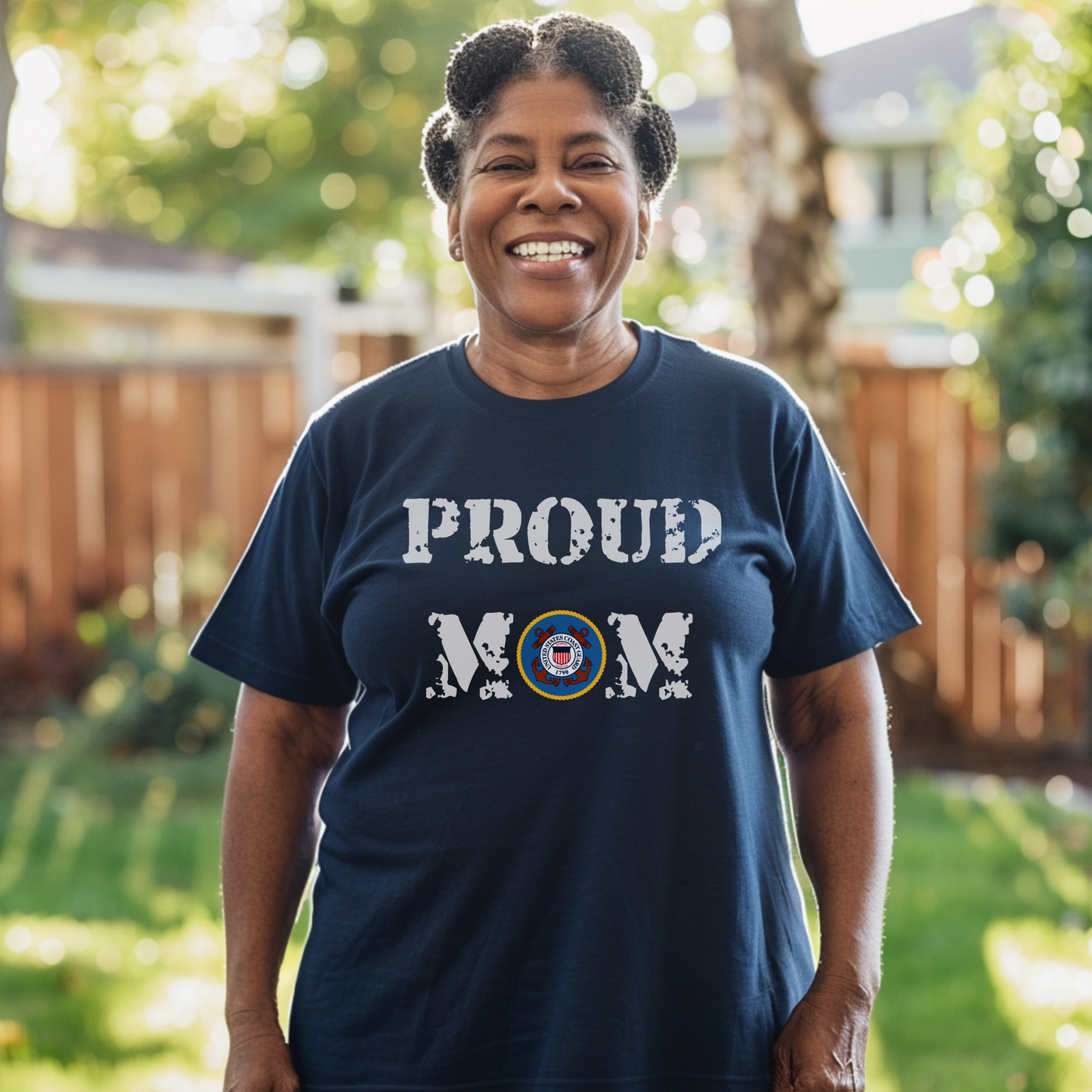Proud Mom Premium Tee - Coast Guard