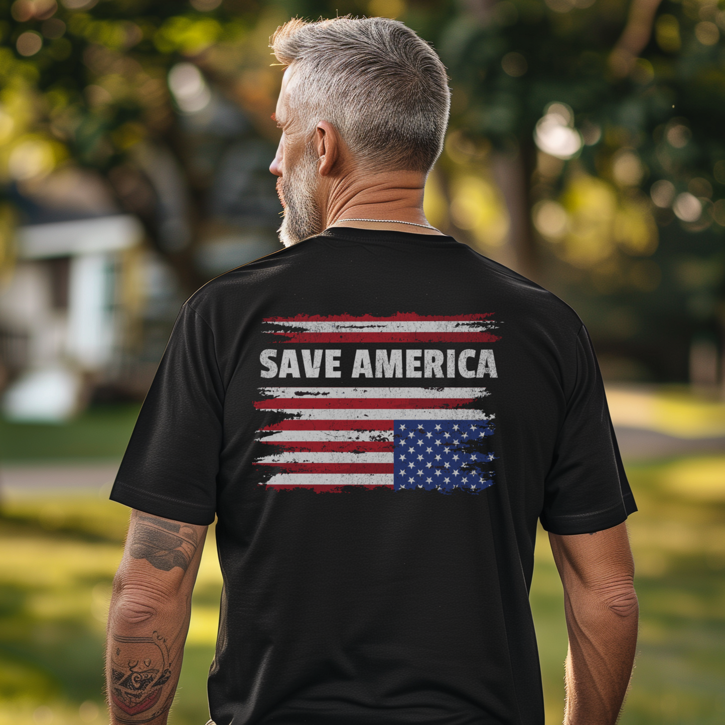 Save America Premium Tee - Back