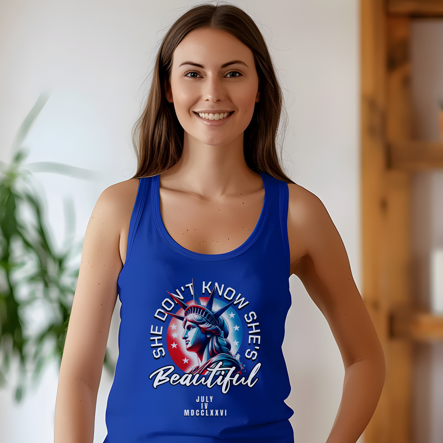 She Don't Know She's Beautiful Jersey Tank