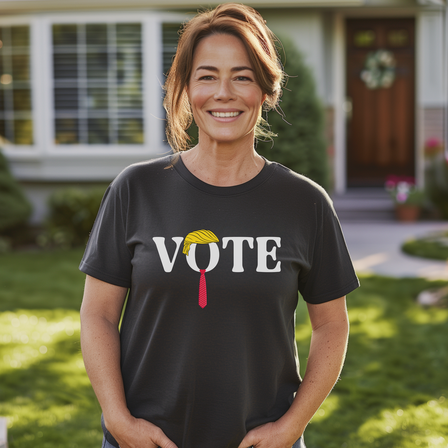 Vote - Trump Hair and Tie Premium Tee