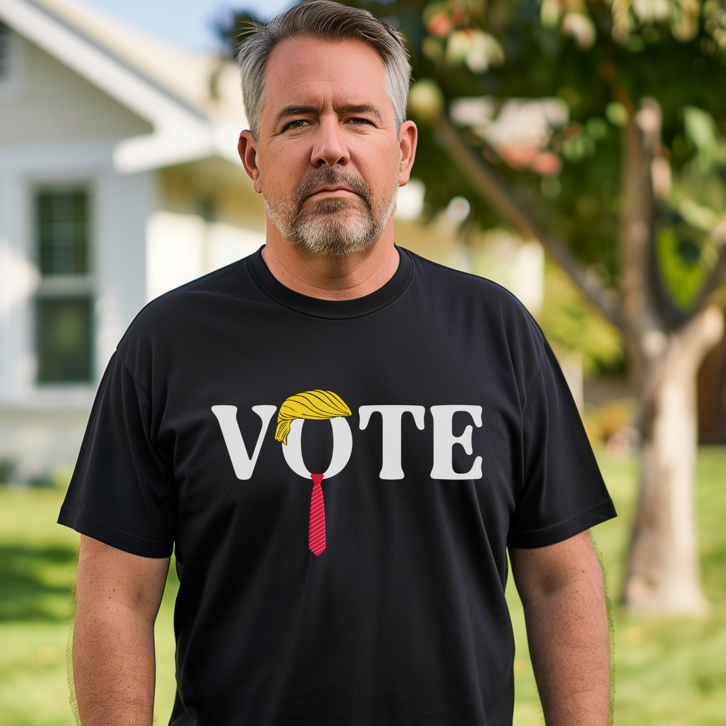 Vote - Trump Hair and Tie Premium Tee