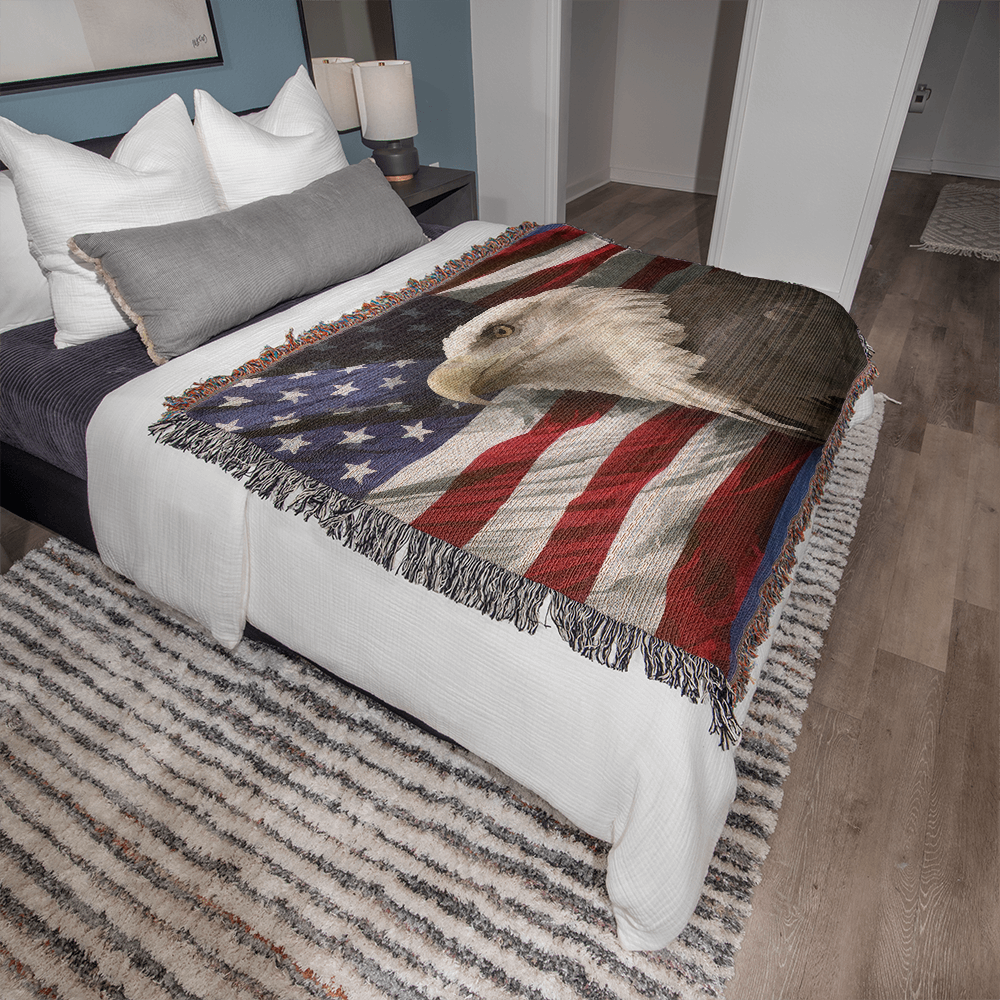 Majestic Freedom Woven Blanket