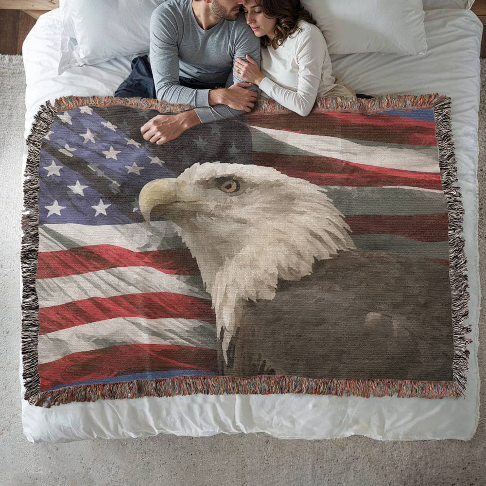 Majestic Freedom Woven Blanket