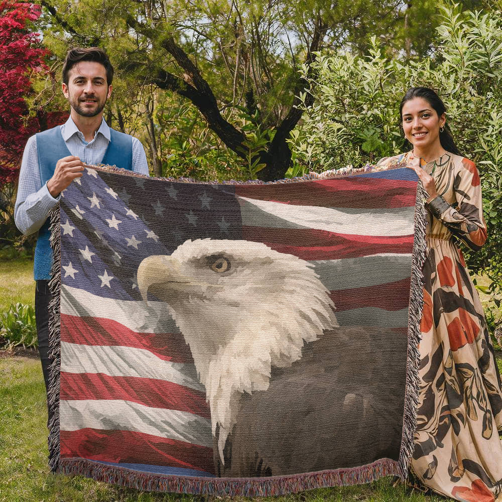 Majestic Freedom Woven Blanket