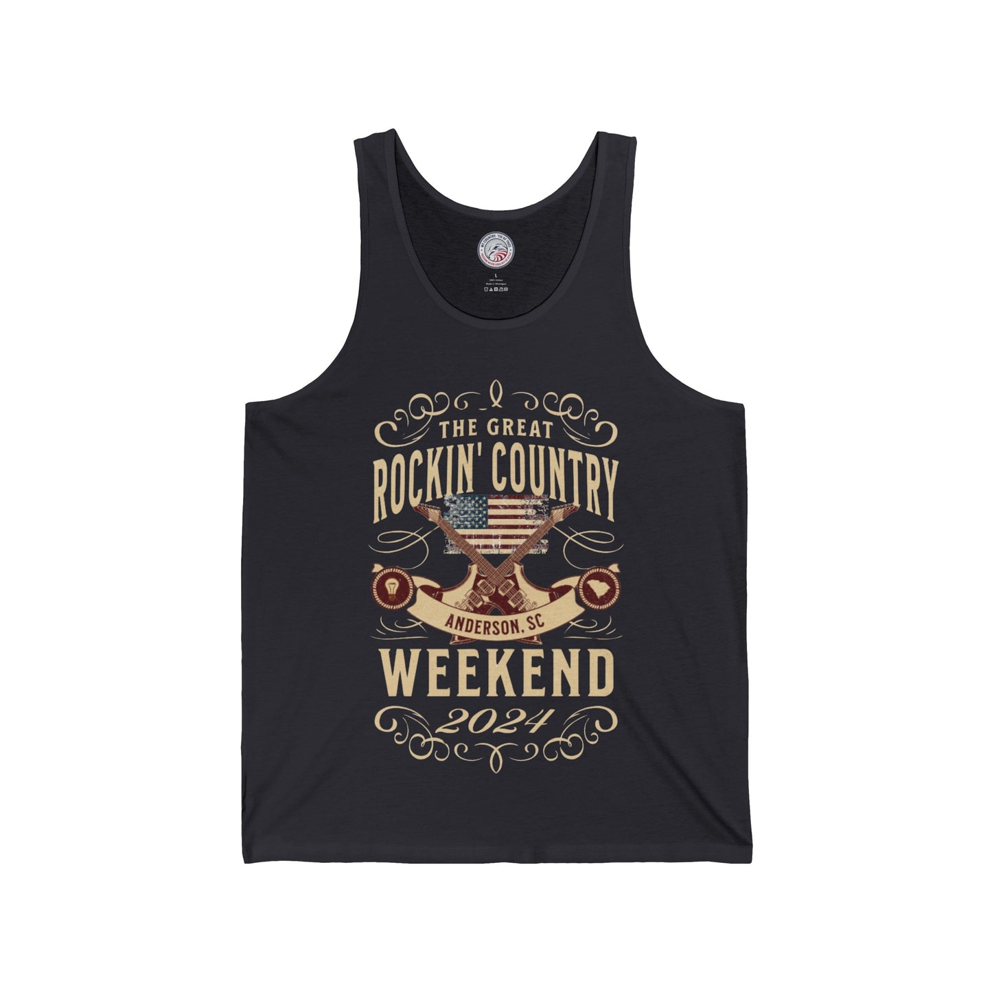 The Great Rockin' Country Weekend Jersey Tank - Anderson, SC