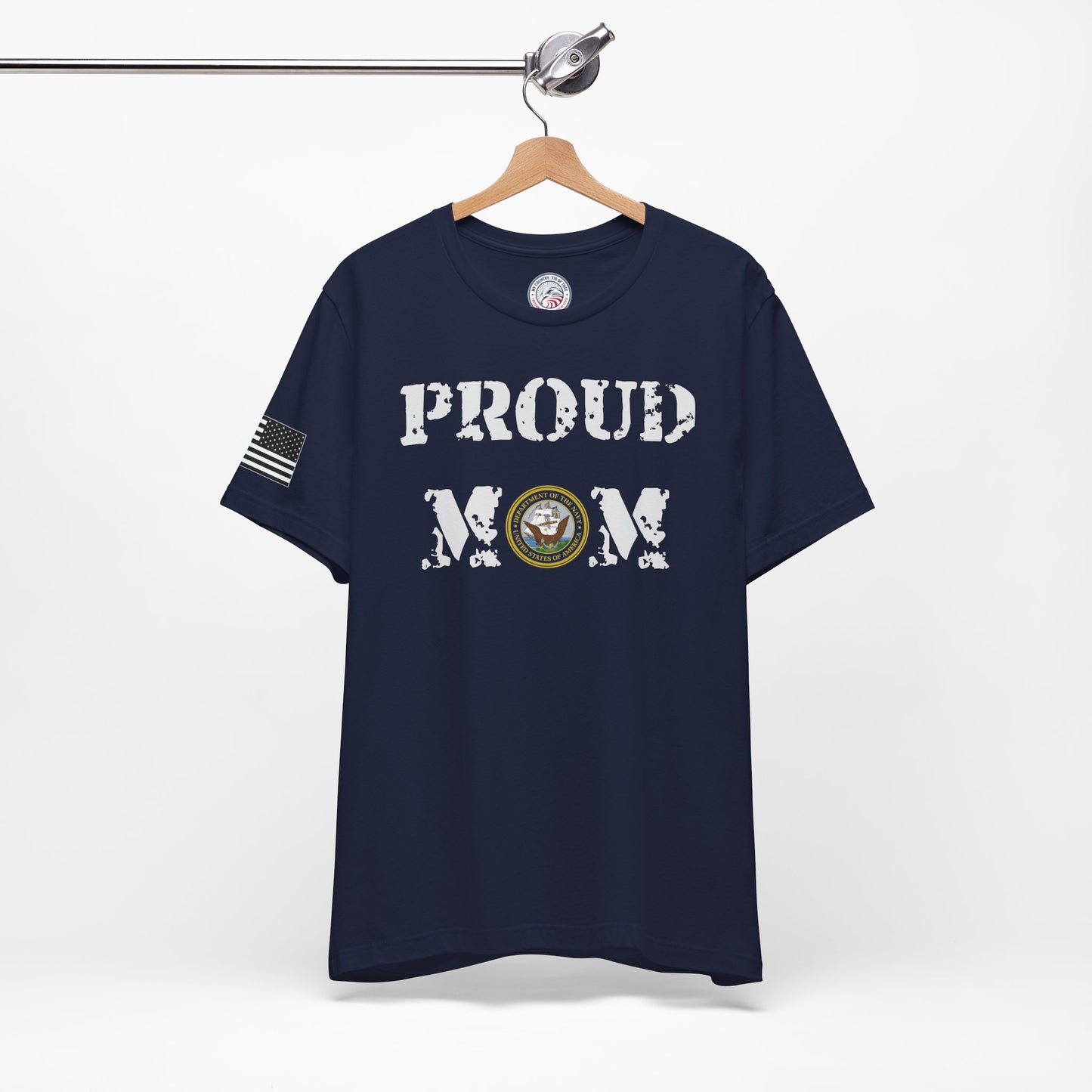 Proud Mom Premium Tee - Navy