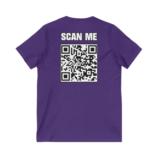 Geaux Tigers Scan Me V-Neck Tee